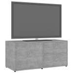 vidaXL Dulap TV, gri beton, 80x34x36 cm, lemn prelucrat