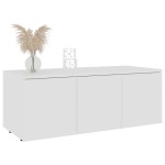 vidaXL Dulap TV, alb, 80x34x30 cm, lemn prelucrat