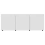 vidaXL Dulap TV, alb, 80x34x30 cm, lemn prelucrat