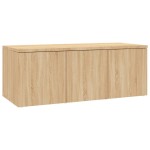 vidaXL Comodă TV, stejar sonoma, 80x34x30 cm, lemn prelucrat