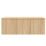 vidaXL Comodă TV, stejar sonoma, 80x34x30 cm, lemn prelucrat