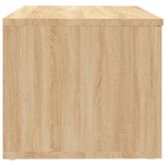 vidaXL Comodă TV, stejar sonoma, 80x34x30 cm, lemn prelucrat