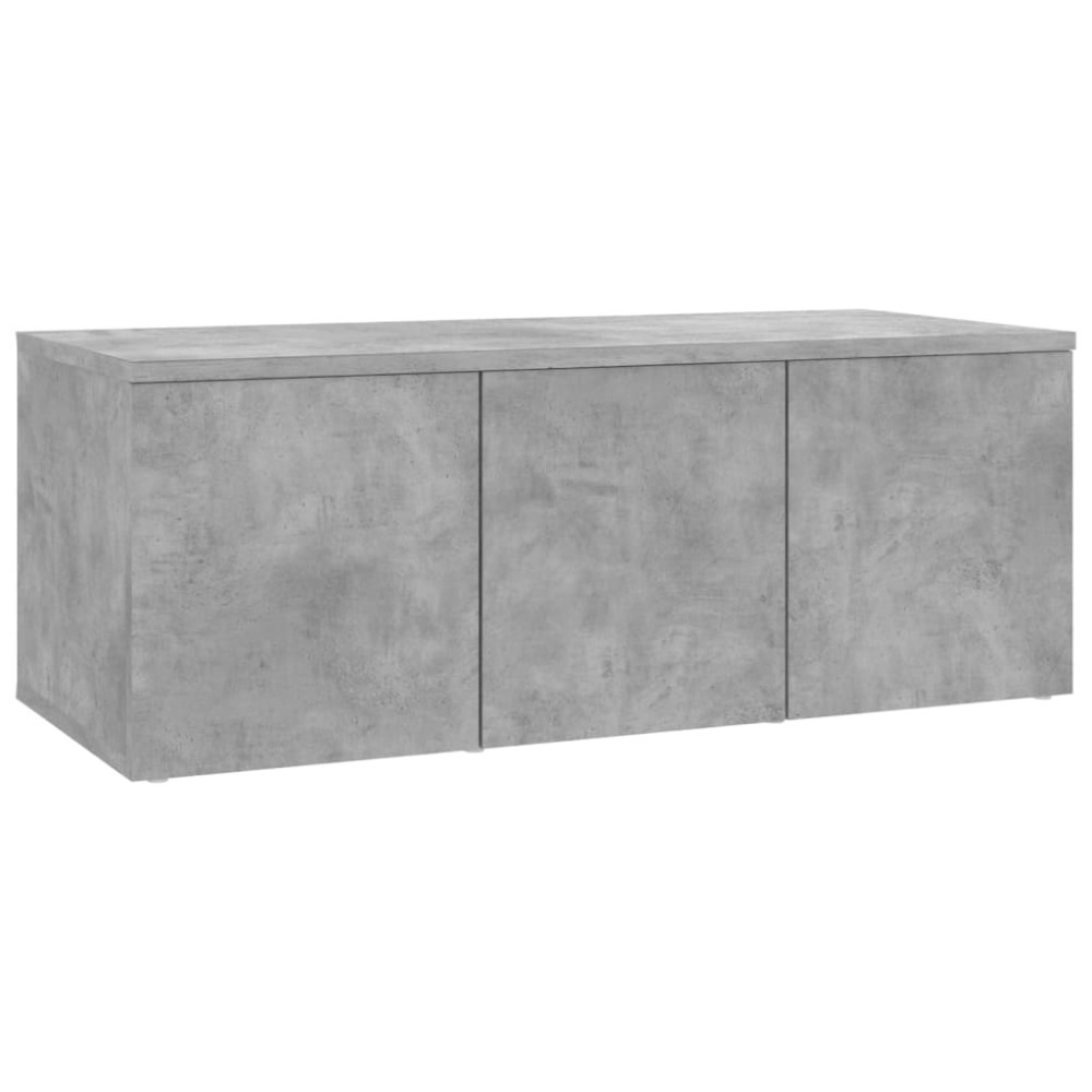 vidaXL Dulap TV, gri beton, 80 x 34 x 30 cm, lemn prelucrat