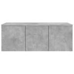 vidaXL Dulap TV, gri beton, 80 x 34 x 30 cm, lemn prelucrat