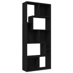 vidaXL Bibliotecă, negru, 67 x 24 x 161 cm, lemn prelucrat vidaXL Bibliotecă, negru, 67 x 24 x 161 cm, lemn prelucrat