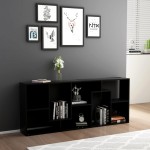 vidaXL Bibliotecă, negru, 67 x 24 x 161 cm, lemn prelucrat vidaXL Bibliotecă, negru, 67 x 24 x 161 cm, lemn prelucrat
