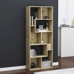vidaXL Bibliotecă, stejar Sonoma, 67 x 24 x 161 cm, lemn prelucrat vidaXL Bibliotecă, stejar Sonoma, 67 x 24 x 161 cm, lemn prelucrat