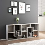 vidaXL Bibliotecă, gri beton, 67x24x161 cm, lemn prelucrat vidaXL Bibliotecă, gri beton, 67x24x161 cm, lemn prelucrat