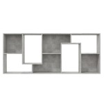 vidaXL Bibliotecă, gri beton, 67x24x161 cm, lemn prelucrat vidaXL Bibliotecă, gri beton, 67x24x161 cm, lemn prelucrat