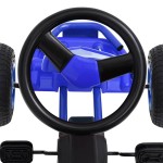 vidaXL Mașinuță kart cu pedale și roți pneumatice, albastru vidaXL Mașinuță kart cu pedale și roți pneumatice, albastru