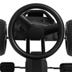 vidaXL Mașinuță kart cu pedale și roți pneumatice, negru vidaXL Mașinuță kart cu pedale și roți pneumatice, negru