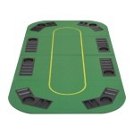 vidaXL Blat masă poker 8 jucători, pliabil în 4, dreptunghiular, verde vidaXL Blat masă poker 8 jucători, pliabil în 4, dreptunghiular, verde