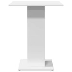 vidaXL Masă de bistro, alb, 60 x 60 x 75 cm, lemn prelucrat