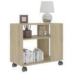 vidaXL Masă laterală, stejar sonoma, 70x35x55 cm, lemn compozit vidaXL Masă laterală, stejar sonoma, 70x35x55 cm, lemn compozit