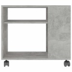 vidaXL Masă laterală, gri beton, 70x35x55 cm, lemn compozit vidaXL Masă laterală, gri beton, 70x35x55 cm, lemn compozit
