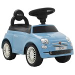 vidaXL Mașinuță fără pedale Fiat 500 albastru vidaXL Mașinuță fără pedale Fiat 500 albastru