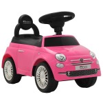 vidaXL Mașinuță fără pedale Fiat 500, roz vidaXL Mașinuță fără pedale Fiat 500, roz