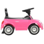 vidaXL Mașinuță fără pedale Fiat 500, roz vidaXL Mașinuță fără pedale Fiat 500, roz