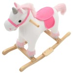 vidaXL Balansoar unicorn de pluș, 65 x 32 x 58 cm, alb și roz vidaXL Balansoar unicorn de pluș, 65 x 32 x 58 cm, alb și roz