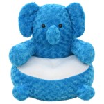 vidaXL Elefant de jucărie, albastru, pluș vidaXL Elefant de jucărie, albastru, pluș