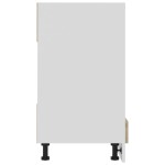 vidaXL Dulap pentru cuptor "Riga", stejar Sonoma, 60x46x81,5 cm