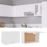 vidaXL Dulap suspendat “Lyon”, alb, 60 x 31 x 40 cm, lemn prelucrat