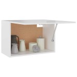 vidaXL Dulap suspendat “Lyon”, alb, 60 x 31 x 40 cm, lemn prelucrat