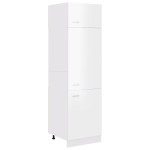 vidaXL Dulap frigider “Lyon”, alb extralucios, 60x57x207 cm vidaXL Dulap frigider “Lyon”, alb extralucios, 60x57x207 cm