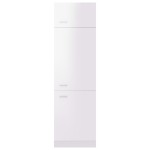 vidaXL Dulap frigider “Lyon”, alb extralucios, 60x57x207 cm vidaXL Dulap frigider “Lyon”, alb extralucios, 60x57x207 cm