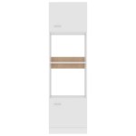 vidaXL Dulap cuptor microunde “Lyon”, alb, 60 x 57 x 207 cm vidaXL Dulap cuptor microunde “Lyon”, alb, 60 x 57 x 207 cm