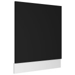 vidaXL Panou mașină de spălat vase “Lyon” negru 59,5x3x67 cm