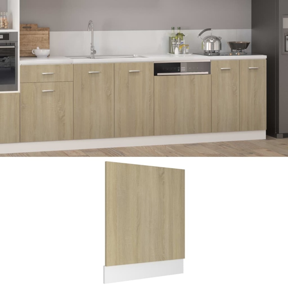 vidaXL Panou frontal mașină spălat vase “Lyon” stejar sonoma