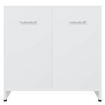 vidaXL Dulap de baie, alb, 60x33x61 cm, lemn prelucrat