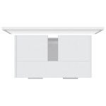 vidaXL Set de mobilier de baie, alb, lemn prelucrat