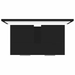 vidaXL Set de mobilier de baie, negru, lemn prelucrat vidaXL Set de mobilier de baie, negru, lemn prelucrat