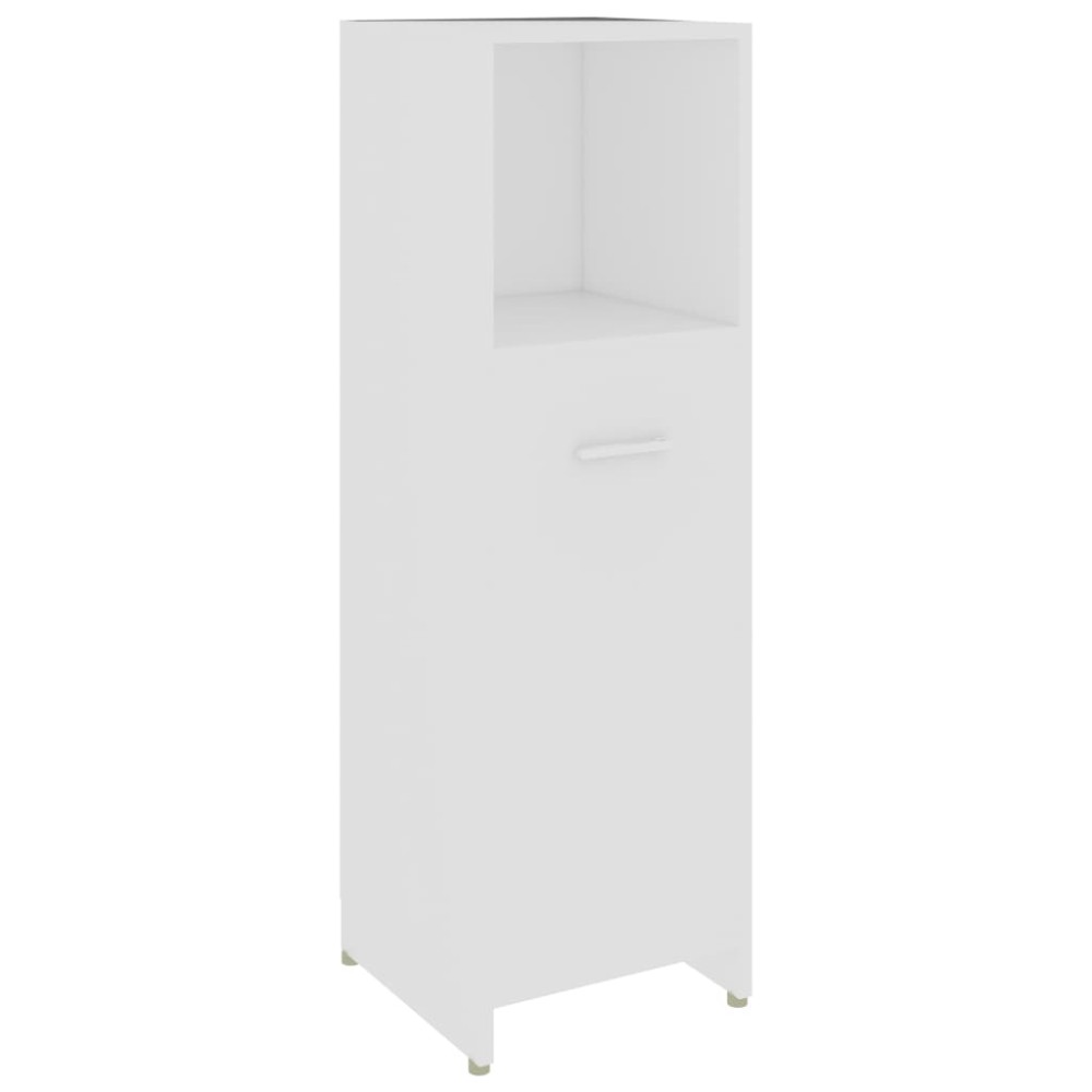 vidaXL Dulap de baie, alb, 30x30x95 cm, lemn prelucrat
