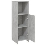 vidaXL Dulap de baie, gri beton, 30 x 30 x 95 cm, lemn prelucrat