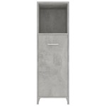 vidaXL Dulap de baie, gri beton, 30 x 30 x 95 cm, lemn prelucrat