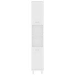 vidaXL Dulap de baie, alb, 30x30x179 cm, lemn prelucrat