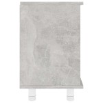 vidaXL Dulap de baie, gri beton, 60x32x53,5 cm, lemn prelucrat