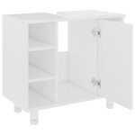 vidaXL Dulap de baie, alb extralucios, 60x32x53,5 cm, lemn prelucrat vidaXL Dulap de baie, alb extralucios, 60x32x53,5 cm, lemn prelucrat