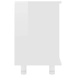 vidaXL Dulap de baie, alb extralucios, 60x32x53,5 cm, lemn prelucrat vidaXL Dulap de baie, alb extralucios, 60x32x53,5 cm, lemn prelucrat