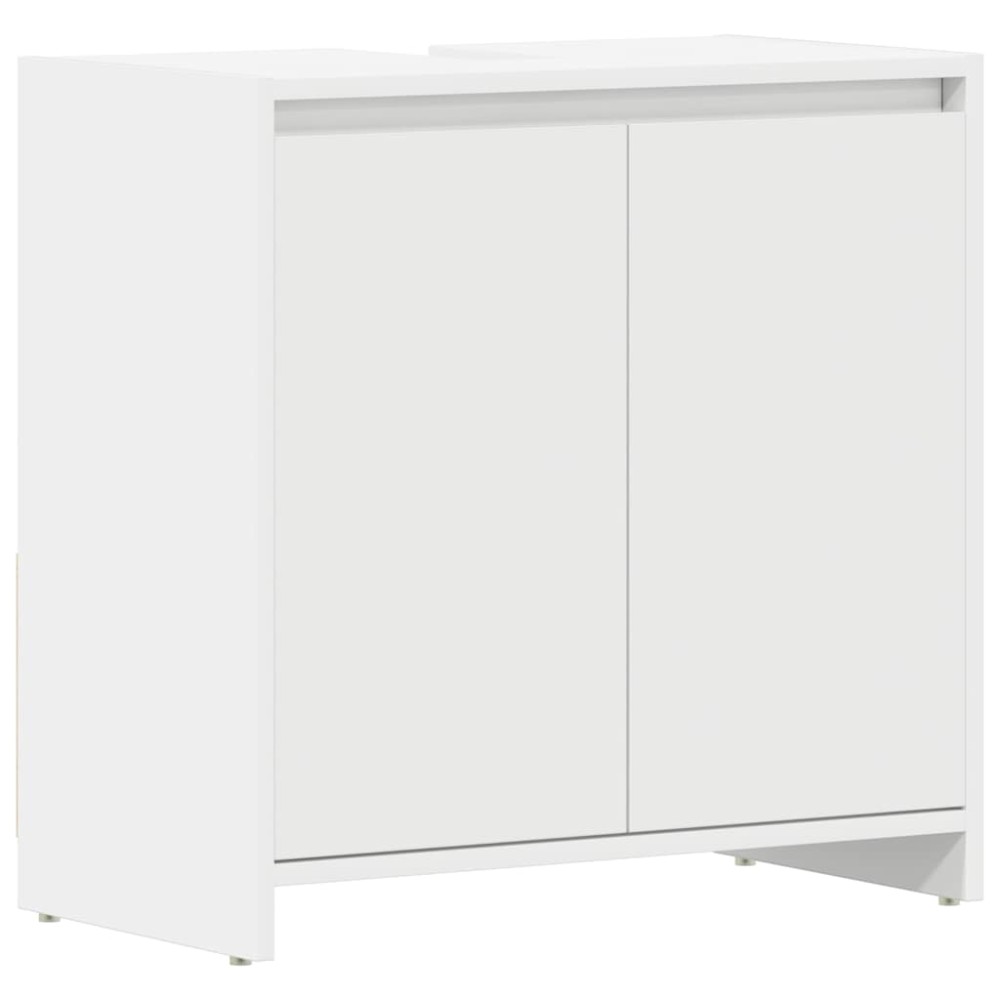 vidaXL Dulap de baie, alb, 60x33x61 cm, lemn prelucrat