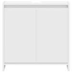 vidaXL Dulap de baie, alb, 60x33x61 cm, lemn prelucrat