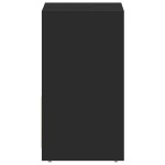 vidaXL Dulap de baie, negru, 60x33x61 cm, lemn prelucrat