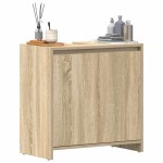 vidaXL Dulap de baie, stejar Sonoma, 60x33x61 cm, lemn prelucrat