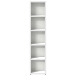 vidaXL Dulapuri CD-uri, 2 buc., alb, 21 x 16 x 93,5 cm, PAL