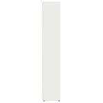vidaXL Dulapuri CD-uri, 2 buc., alb, 21 x 16 x 93,5 cm, PAL