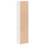 vidaXL Dulapuri CD-uri, 2 buc., alb, 21 x 16 x 93,5 cm, PAL