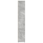 vidaXL Dulapuri CD-uri, 2 buc., gri beton, 21 x 16 x 93,5 cm, PAL